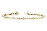 Allison Kaufman Diamond Bracelet in 14K Yellow Gold, 0.25 ctw (B1305)