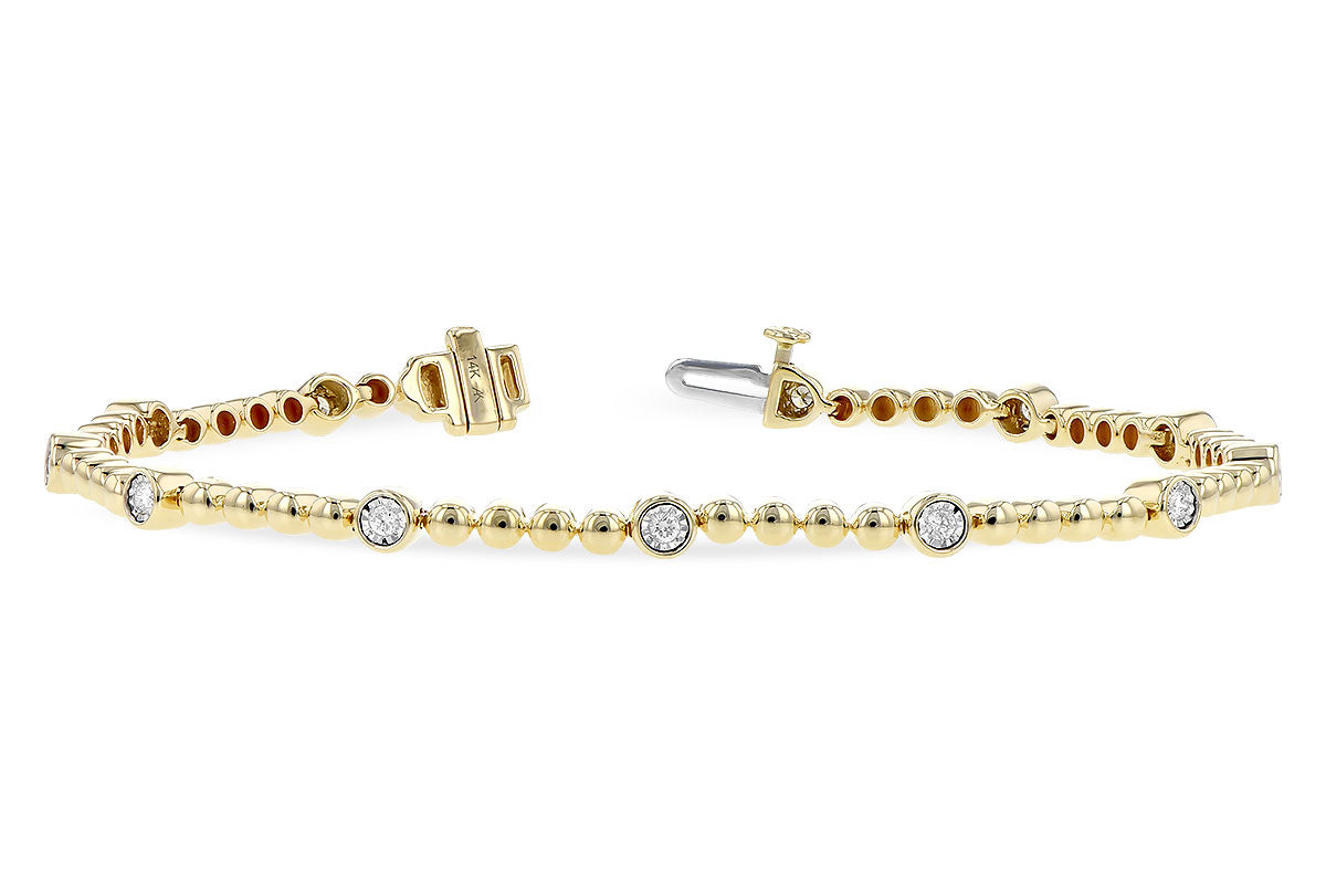Allison Kaufman Diamond Bracelet in 14K Yellow Gold, 0.25 ctw (B1305)