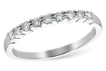 Allison Kaufman Diamond Wedding Band in 14K White Gold, 0.25 ctw (WR830-25)