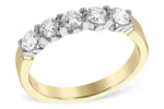 Allison Kaufman Diamond Wedding Band in 14K Yellow & White Gold, 0.75 ctw (WR125-75)