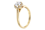 Allison Kaufman Diamond Engagement Ring Semi-Mount in 14K Yellow Gold, 0.19 ctw (LR113-19), alternate view