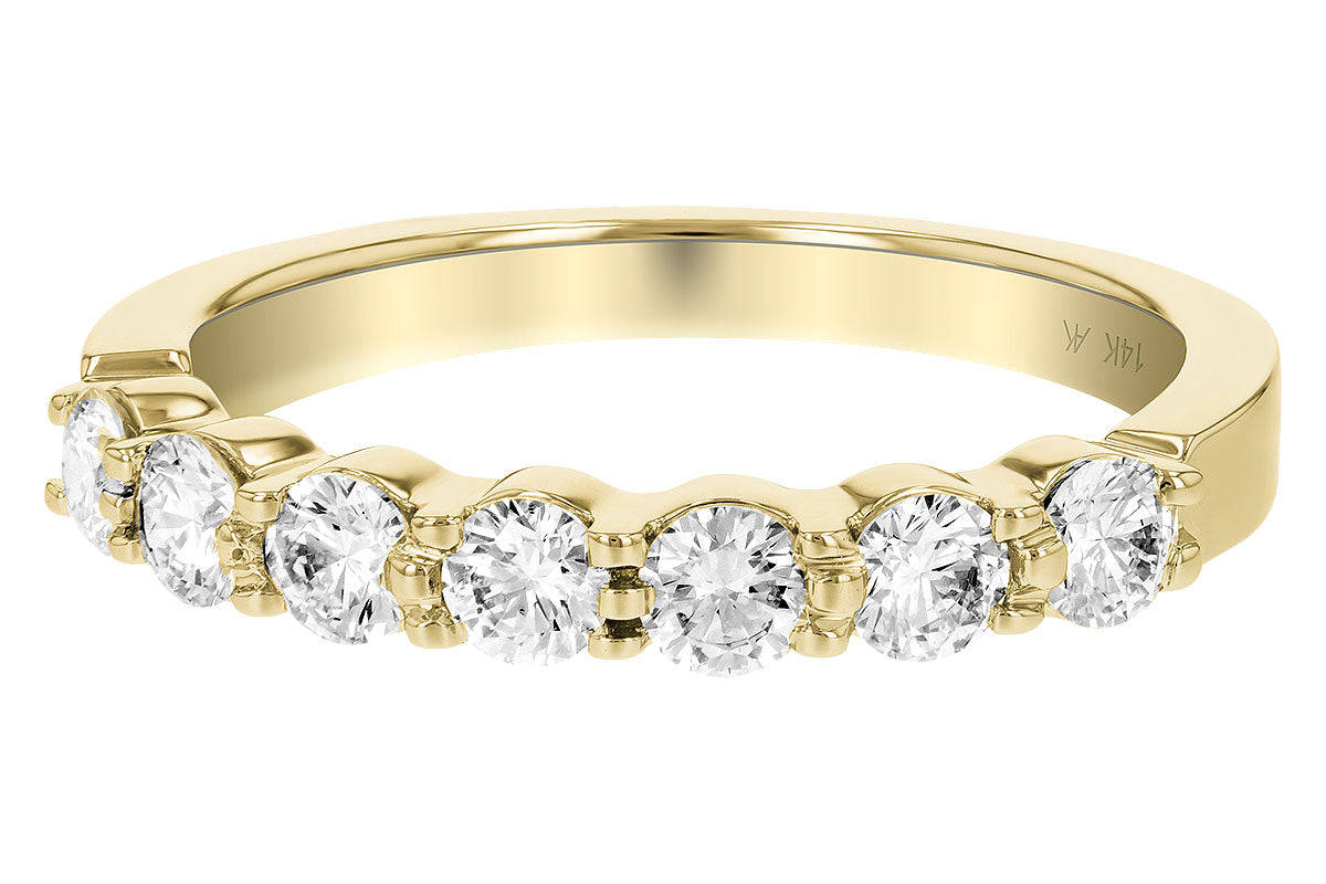 Allison Kaufman Diamond Wedding Band in 14K Yellow Gold, 0.75 ctw (WR114-75), alternate view
