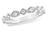 Allison Kaufman Diamond Wedding Band in 14K White Gold, 0.19 ctw (W1855)