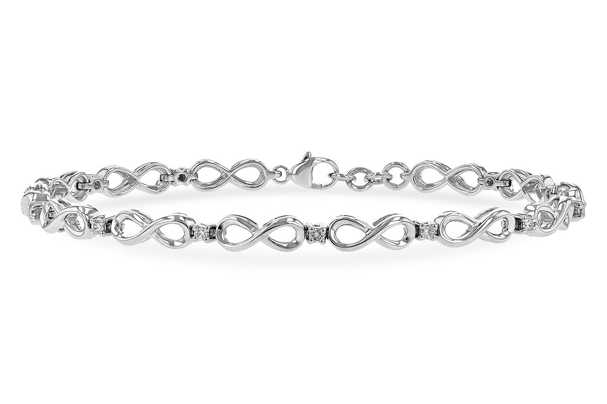 Allison Kaufman Diamond Bracelet in 14K White Gold, 0.25 ctw (B1236)