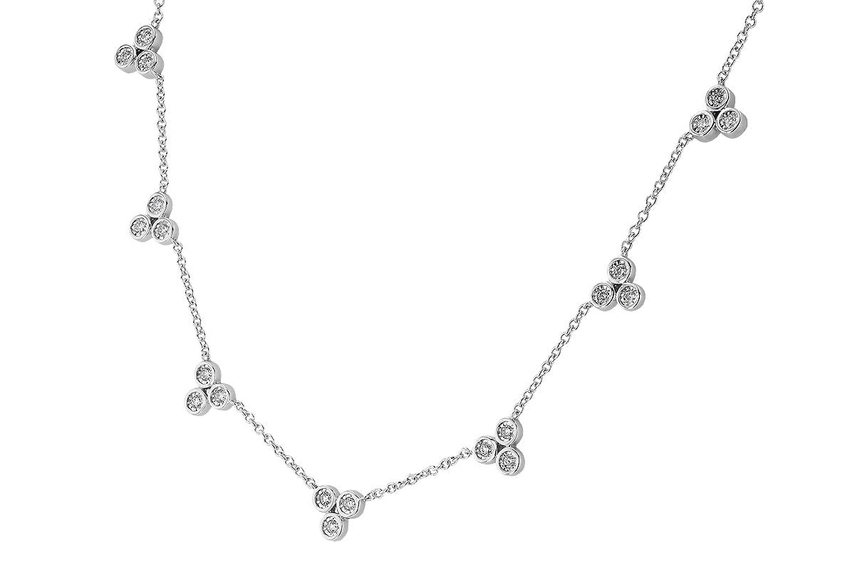 Allison Kaufman Diamond Necklace in 14K White Gold, 0.36 ctw (N8373), alternate view