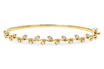 Allison Kaufman Diamond Bangle Bracelet in 14K Yellow Gold, 0.45 ctw