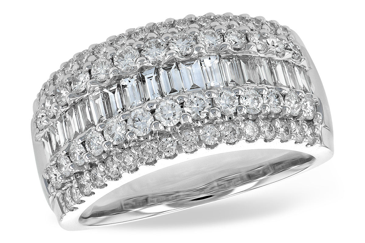 Allison Kaufman Diamond Wedding Band in 14K White Gold, 1.50 ctw