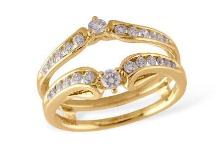 Allison Kaufman Diamond Ring Guard in 14K Yellow Gold, 0.46 ctw