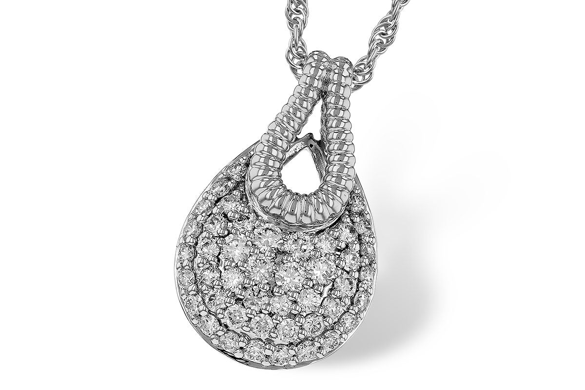 Allison Kaufman Diamond Necklace in 14K White Gold, 0.50 ctw (N8745)