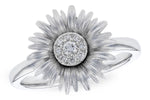 Allison Kaufman Diamond Ring in 14K White Gold, 0.10 ctw