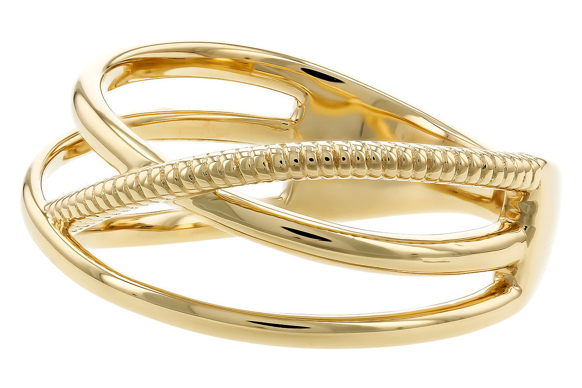Allison Kaufman Wedding Band in 14K Yellow Gold (W2664), alternate view