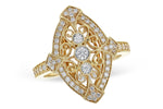 Allison Kaufman Diamond Ring in 14K Yellow Gold, 0.40 ctw (D5806)