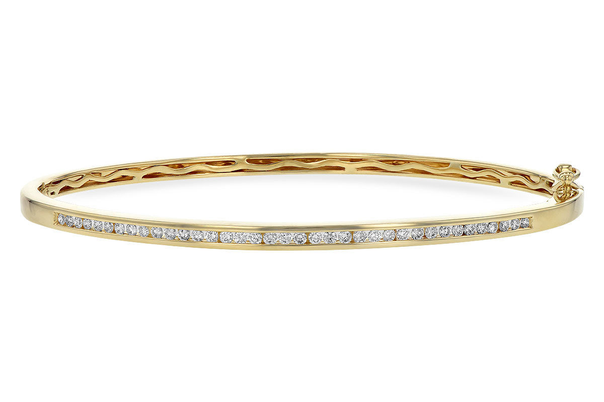 Allison Kaufman Diamond Bangle Bracelet in 14K Yellow Gold, 0.50 ctw (BR80-50)