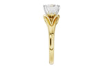 Allison Kaufman Diamond Engagement Ring Semi-Mount in 14K Yellow Gold, 0.16 ctw (L7955), alternate view
