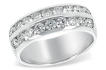 Allison Kaufman Diamond Wedding Band in 14K White Gold, 1.00 ctw (WR135-1)