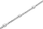 Allison Kaufman Fancy-Cut Diamond Bracelet in 14K White Gold, 1.32 ctw, alternate view