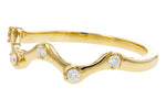 Allison Kaufman Diamond Wedding Band in 14K Yellow Gold, 0.10 ctw, alternate view
