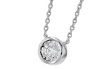Allison Kaufman Diamond Necklace in 14K White Gold, 0.24 ctw (NR60-25), alternate view