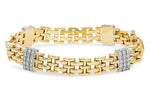 Allison Kaufman Diamond Bracelet in 14K Yellow & White Gold, 1.50 ctw