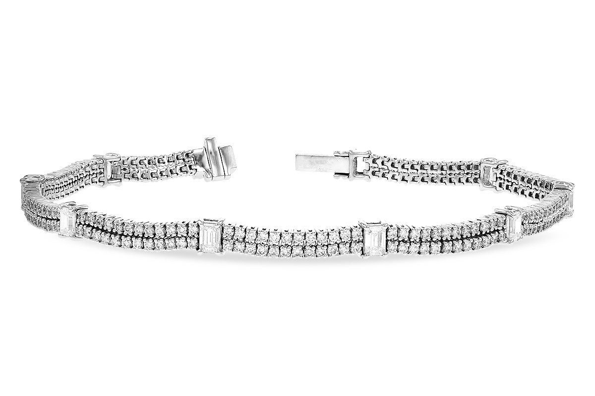 Allison Kaufman Diamond Bracelet in 14K White Gold, 3.62 ctw