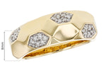 Allison Kaufman Diamond Ring in 14K Yellow Gold, 0.18 ctw, alternate view
