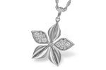 Allison Kaufman Diamond Necklace in 14K White Gold, 0.32 ctw (N8712)