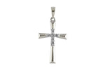 Allison Kaufman Diamond Pendant in 14K White Gold, 0.09 ctw
