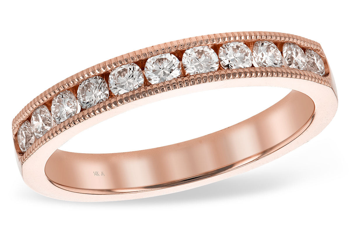 Allison Kaufman Diamond Wedding Band in 14K Rose Gold, 0.50 ctw (WR108-50)