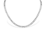 Allison Kaufman Fancy-Cut Diamond Necklace in 14K White Gold, 8.25 ctw