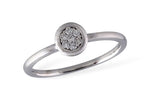 Allison Kaufman Diamond Ring in 14K White Gold, 0.07 ctw
