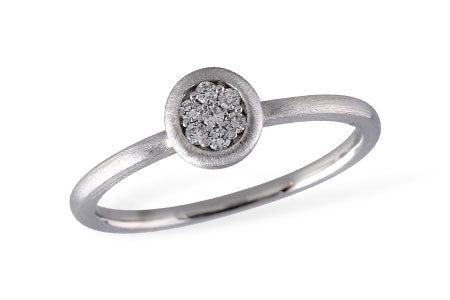 Allison Kaufman Diamond Ring in 14K White Gold, 0.07 ctw
