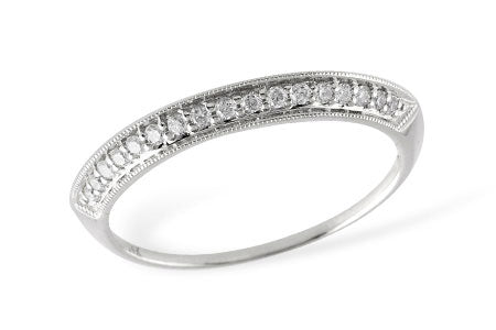 Allison Kaufman Diamond Band Enhancer in 14K White Gold, 0.12 ctw (W1823)