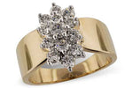 Allison Kaufman Diamond Ring in 14K Yellow Gold, 0.90 ctw (D4602)