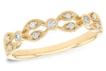 Allison Kaufman Diamond Wedding Band in 14K Yellow Gold, 0.13 ctw (W1907)