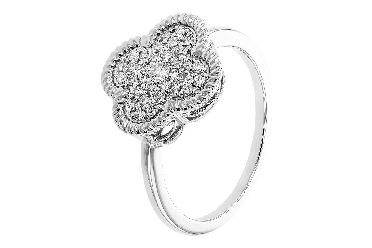 Allison Kaufman Diamond Ring in 14K White Gold, 0.32 ctw, alternate view