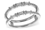 Allison Kaufman Diamond Ring Guard in 14K White Gold, 0.38 ctw (W2586)