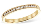 Allison Kaufman Diamond Wedding Band in 14K Yellow Gold, 0.12 ctw (WR108-12)