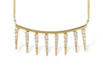 Allison Kaufman Diamond Necklace in 14K Yellow Gold, 0.25 ctw (N8182)