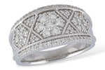 Allison Kaufman Diamond Wedding Band in 14K White Gold, 0.75 ctw (W2181)