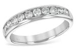 Allison Kaufman Diamond Wedding Band in 14K White Gold, 0.50 ctw (WR111-50)