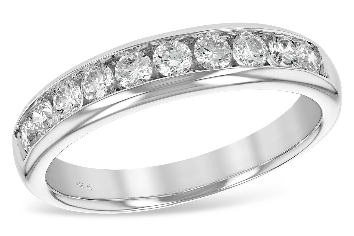 Allison Kaufman Diamond Wedding Band in 14K White Gold, 0.50 ctw (WR111-50)