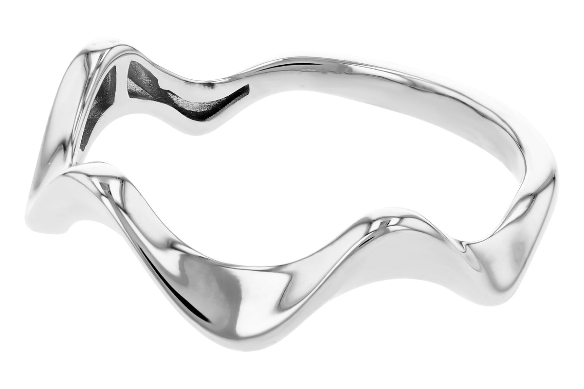 Allison Kaufman Wedding Band in 14K White Gold (W2739), alternate view