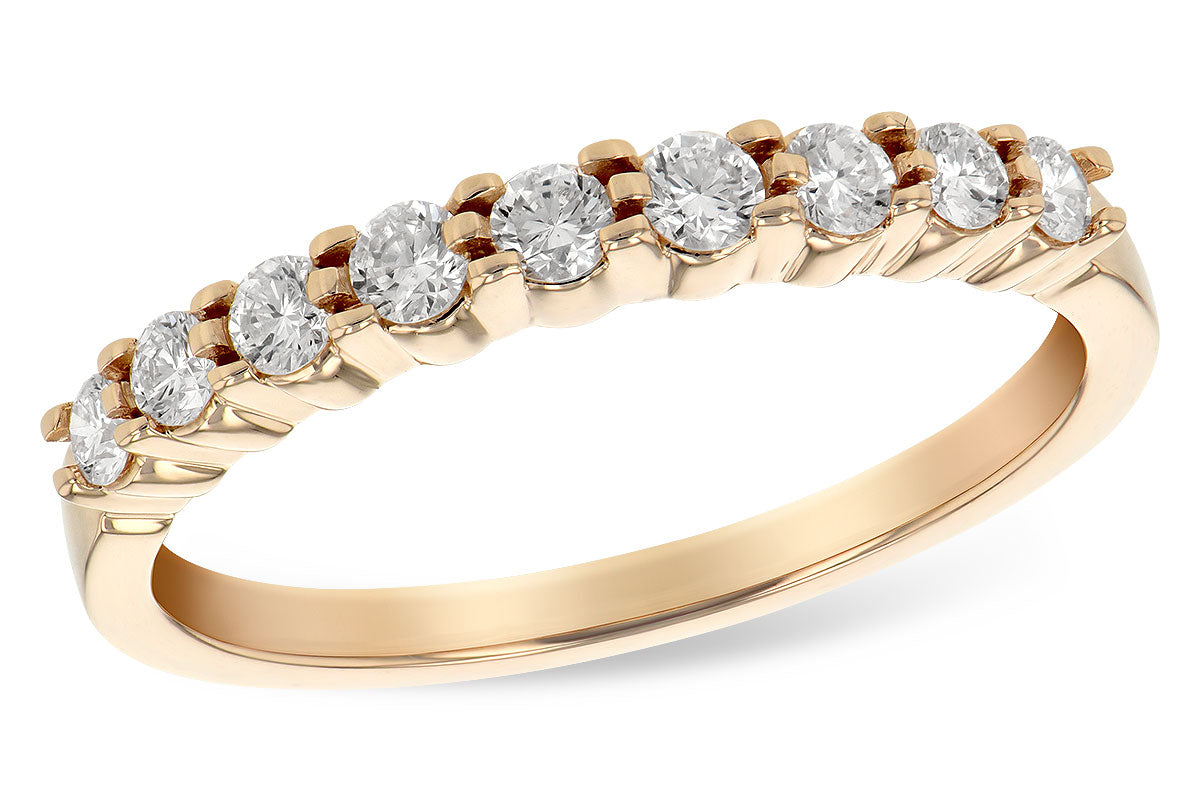 Allison Kaufman Diamond Wedding Band in 14K Rose Gold, 0.33 ctw (WR830-33)