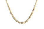 Allison Kaufman Baguette Diamond Necklace in 14K Yellow Gold, 1.80 ctw