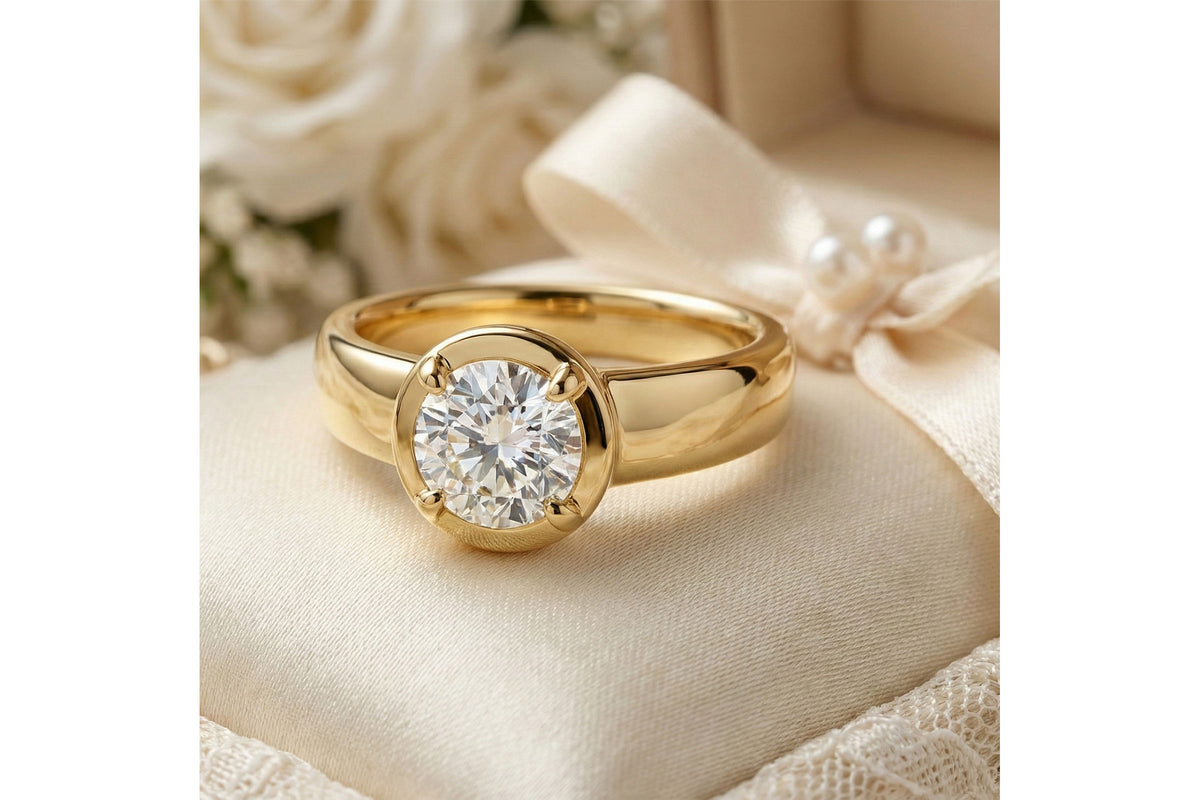 Allison Kaufman Engagement Ring Semi-Mount in 14K White Gold (L7922), alternate view