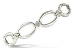 Allison Kaufman Diamond Bracelet in 14K White Gold, 0.08 ctw