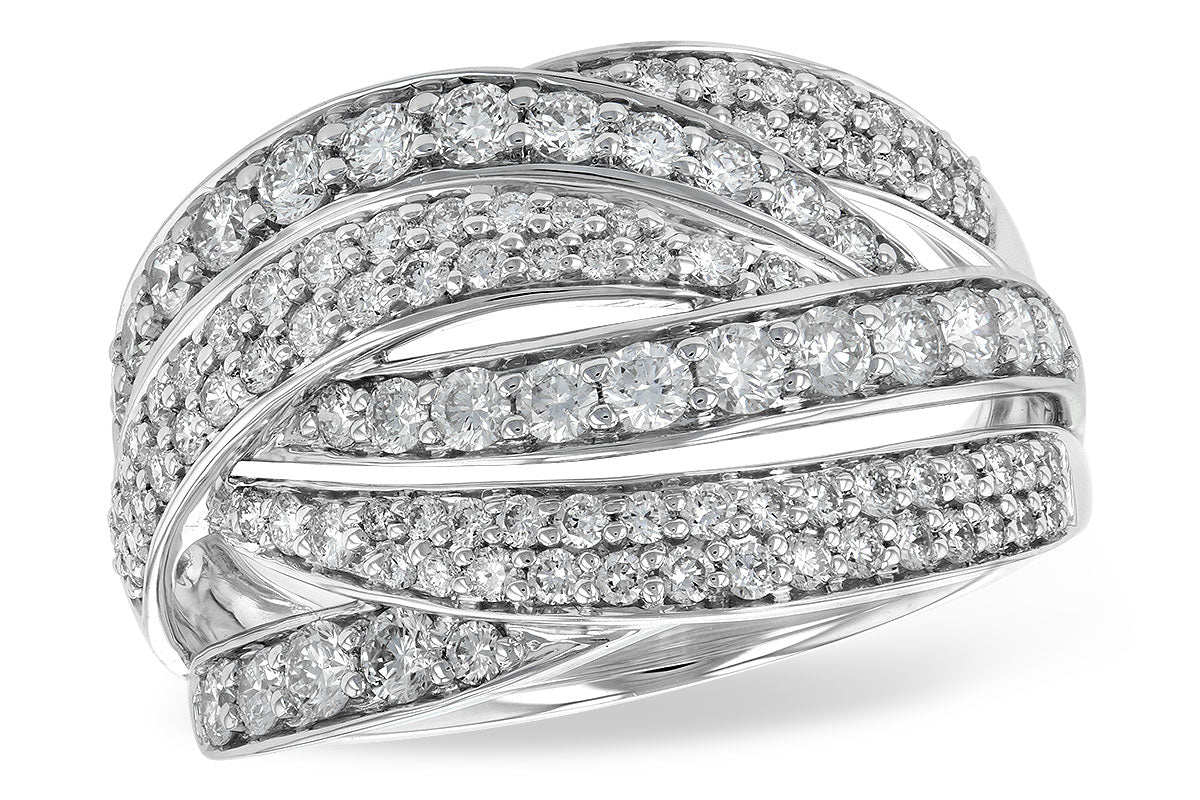 Allison Kaufman Diamond Wedding Band in 14K White Gold, 1.22 ctw
