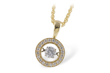 Allison Kaufman Diamond Necklace in 14K Yellow Gold, 0.33 ctw (N7692)