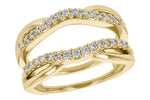 Allison Kaufman Diamond Ring Guard in 14K Yellow Gold, 0.37 ctw
