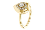 Allison Kaufman Diamond Ring in 14K Yellow Gold, 0.36 ctw, alternate view